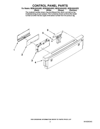 Diagram for MDBH945AWB2