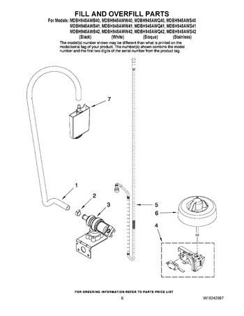 Diagram for MDBH945AWB40