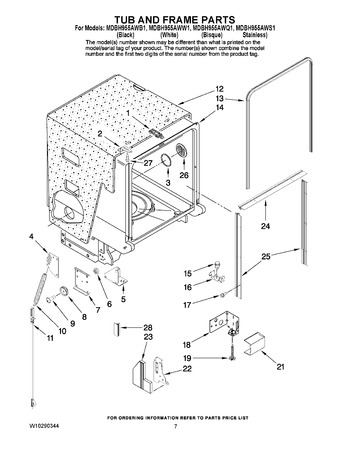 Diagram for MDBH955AWQ1