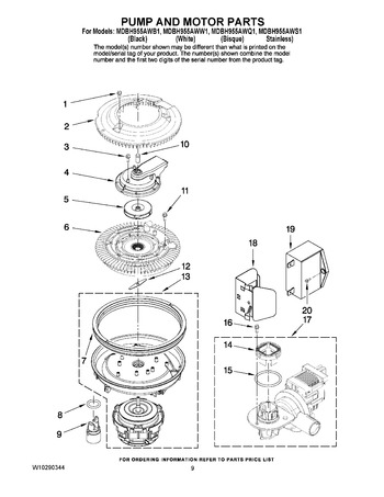 Diagram for MDBH955AWQ1