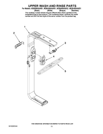 Diagram for MDBH955AWQ1