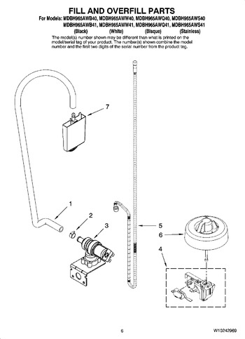 Diagram for MDBH965AWQ40