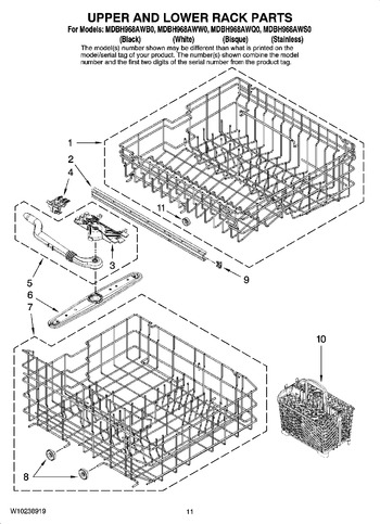 Diagram for MDBH968AWS0