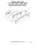 Diagram for 02 - Control Panel Parts