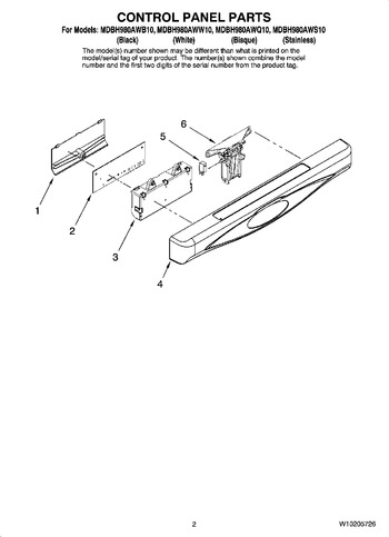 Diagram for MDBH980AWB10