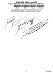 Diagram for 02 - Control Panel Parts