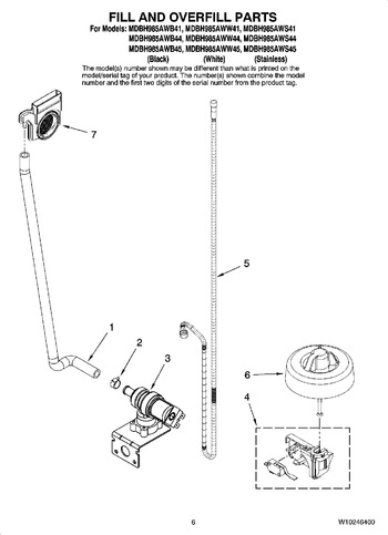 Diagram for MDBH985AWB45