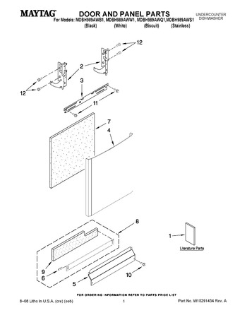 Diagram for MDBH989AWS1