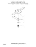 Diagram for 11 - Lower Washarm Parts