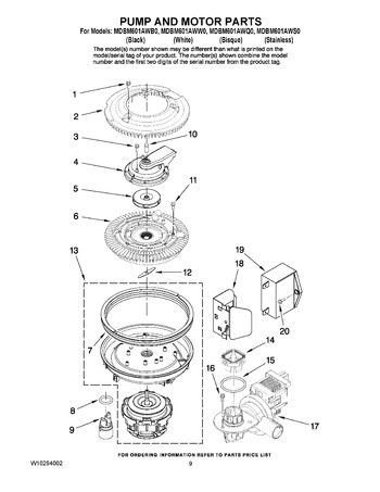 Diagram for MDBM601AWB0