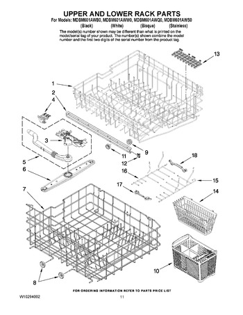 Diagram for MDBM601AWB0