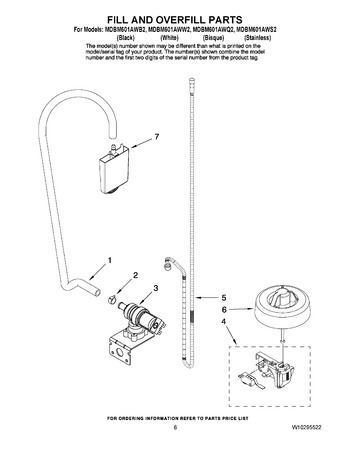 Diagram for MDBM601AWW2