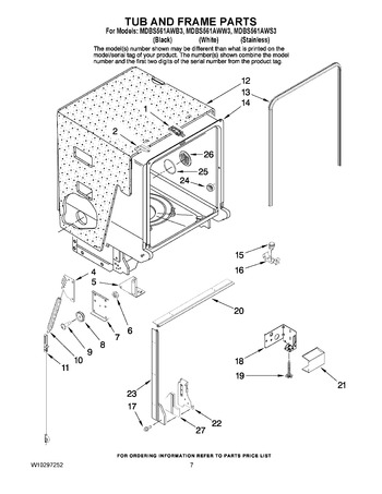 Diagram for MDBS561AWW3