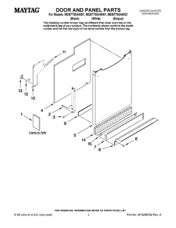 Diagram for MDBTT60AWW1