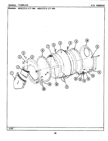 Diagram for MDG27CSABW