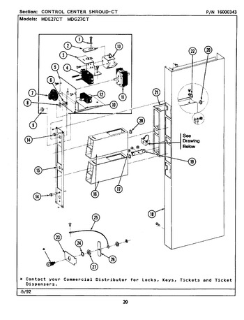 Diagram for MDE27CTACW