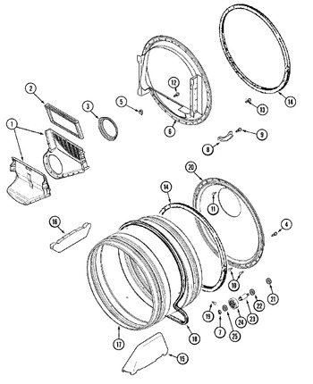 Diagram for MDG2600BWW