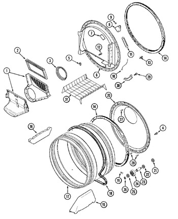 Diagram for MDG9316BWW