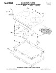 Diagram for 01 - Cooktop Parts