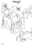 Diagram for 02 - Cabinet Parts