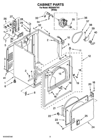 Diagram for MED5800TW1