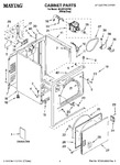 Diagram for 01 - Cabinet Parts