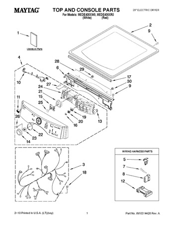 Diagram for MEDE400XR0