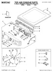 Diagram for 01 - Top And Console Parts