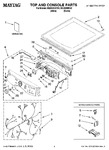 Diagram for 01 - Top And Console Parts