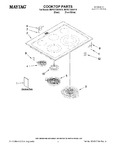 Diagram for 01 - Cooktop Parts