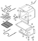 Diagram for 04 - Oven/base