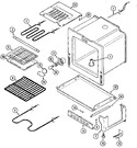 Diagram for 04 - Oven/base (aaq/aat)