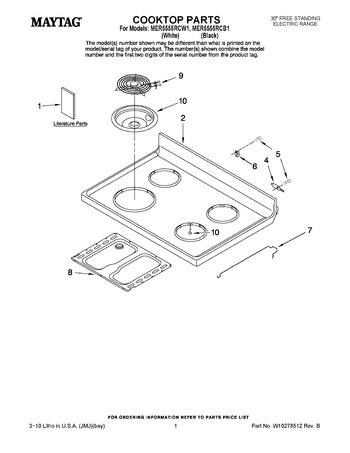 Diagram for MER5555RCB1