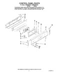 Diagram for 02 - Control Panel Parts