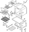 Diagram for 04 - Oven/base