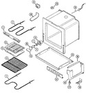 Diagram for 04 - Oven/base