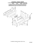 Diagram for 02 - Control Panel Parts