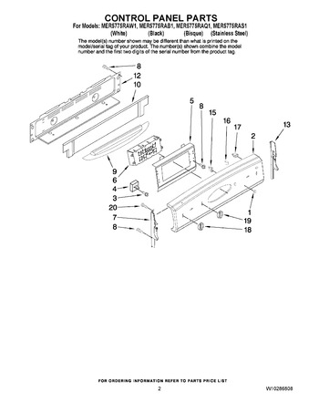 Diagram for MER5775RAQ1