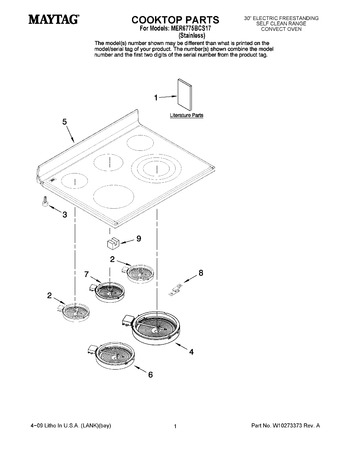 Diagram for MER6775BCS17