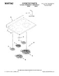 Diagram for 01 - Cooktop Parts