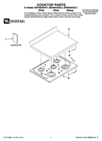 Diagram for MERH865RAB13