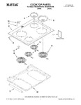 Diagram for 01 - Cooktop Parts