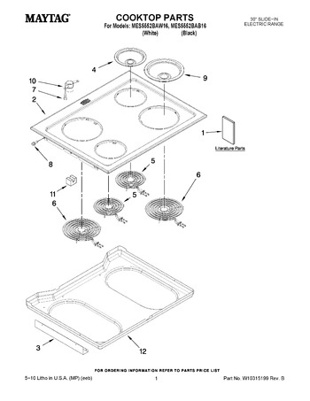 Diagram for MES5552BAW16