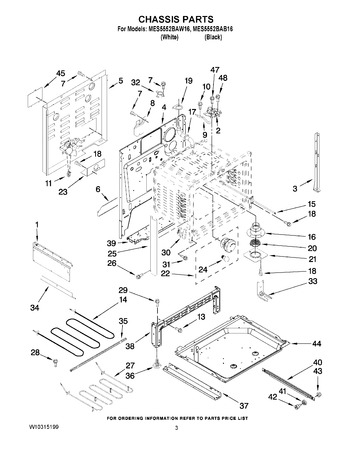 Diagram for MES5552BAW16