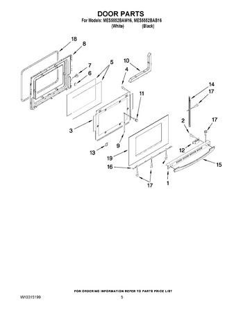 Diagram for MES5552BAW16