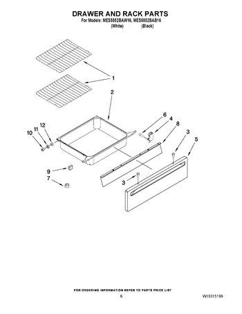 Diagram for MES5552BAW16