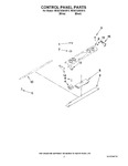 Diagram for 02 - Control Panel Parts