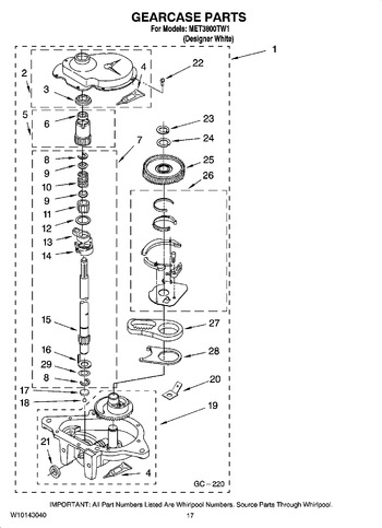 Diagram for MET3800TW1