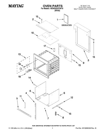 Diagram for MEW5530DDW18