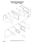 Diagram for 02 - Upper Oven Door Parts